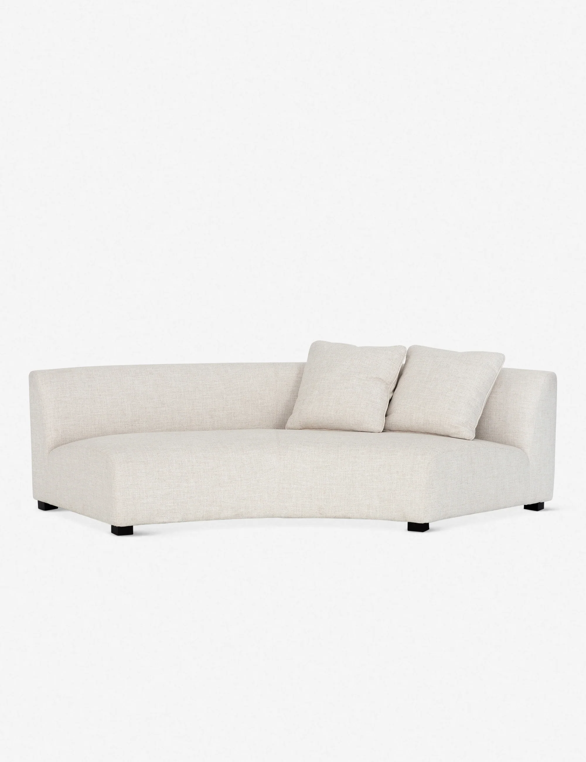Saban Curved Sofa - AYG Home Service
