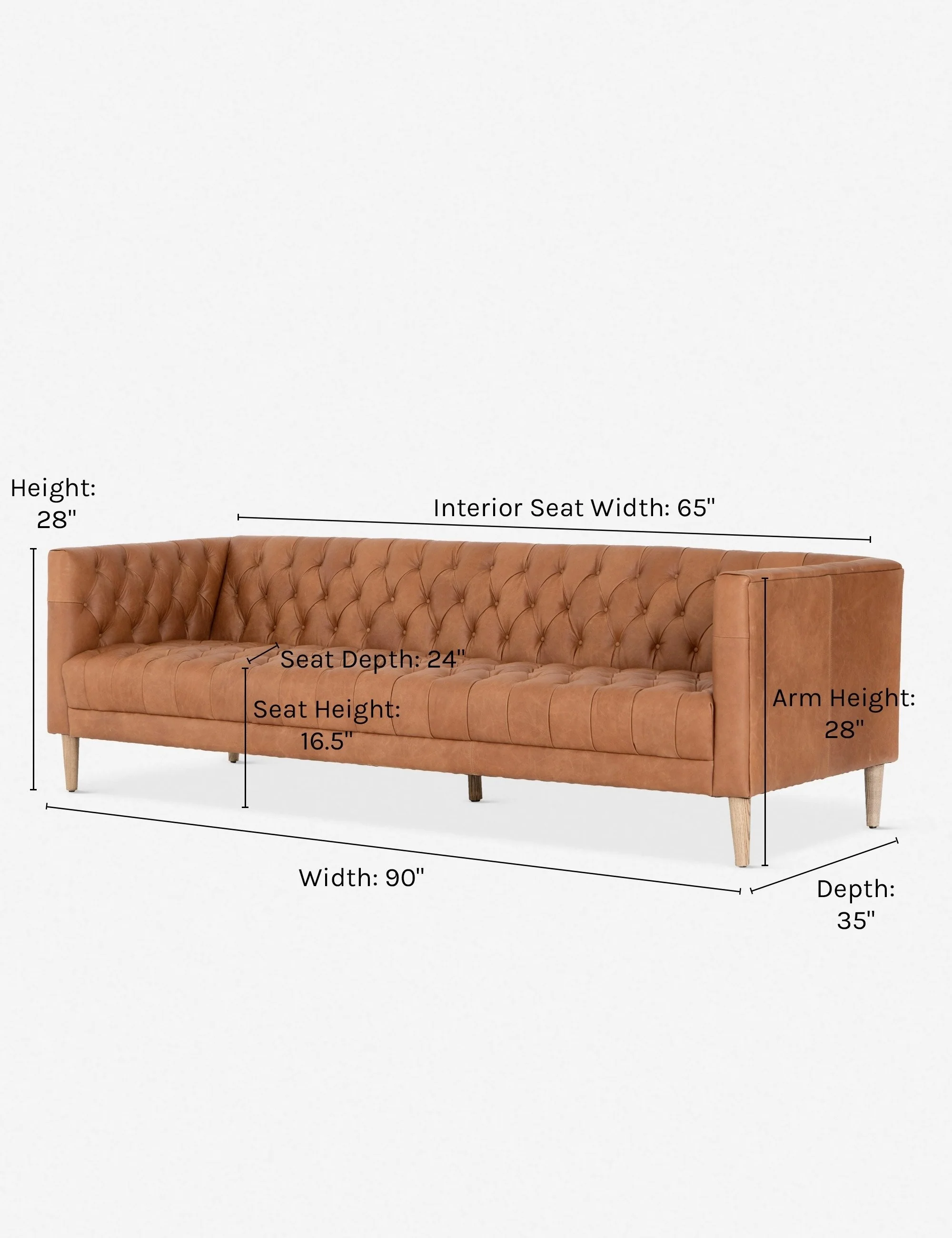 Breanne Leather Sofa - AYG Home Service