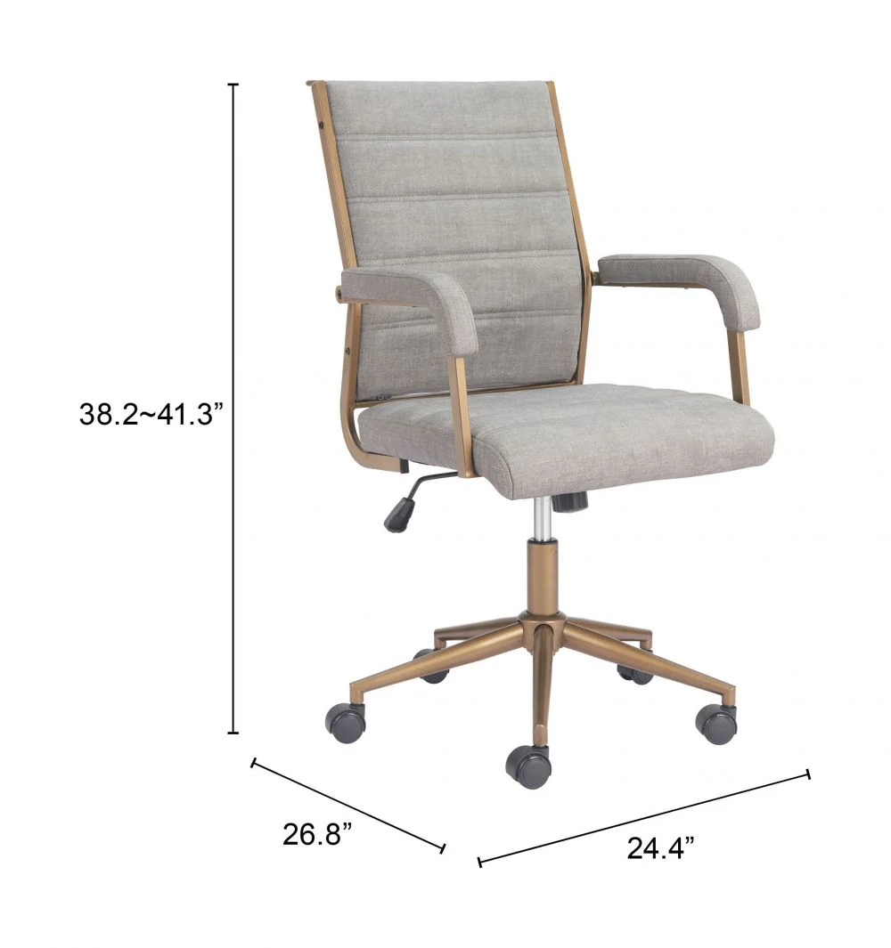 Auction Faux Leather Office Chair - AYG Home Service