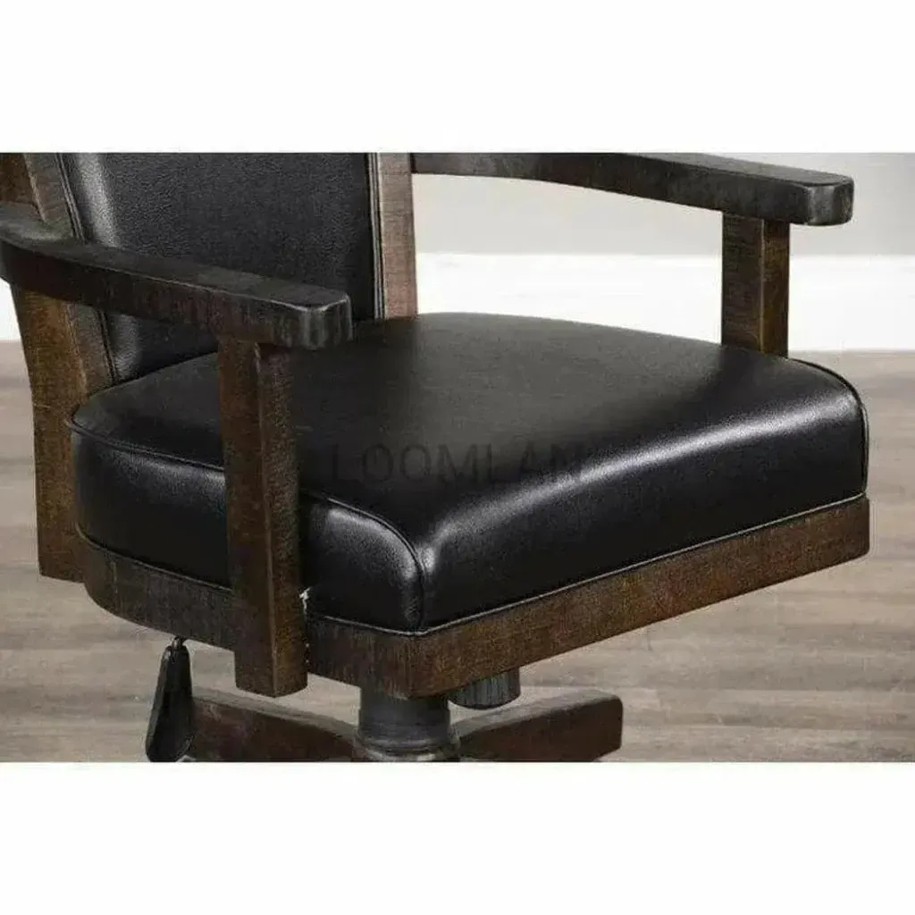 Swivel Leather Game Chair Office Chair - AYG Home Service