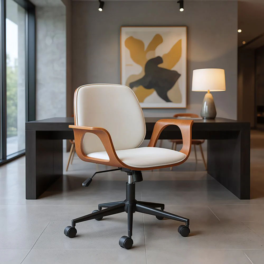 Ali Faux Leather Office Chair - AYG Home Service