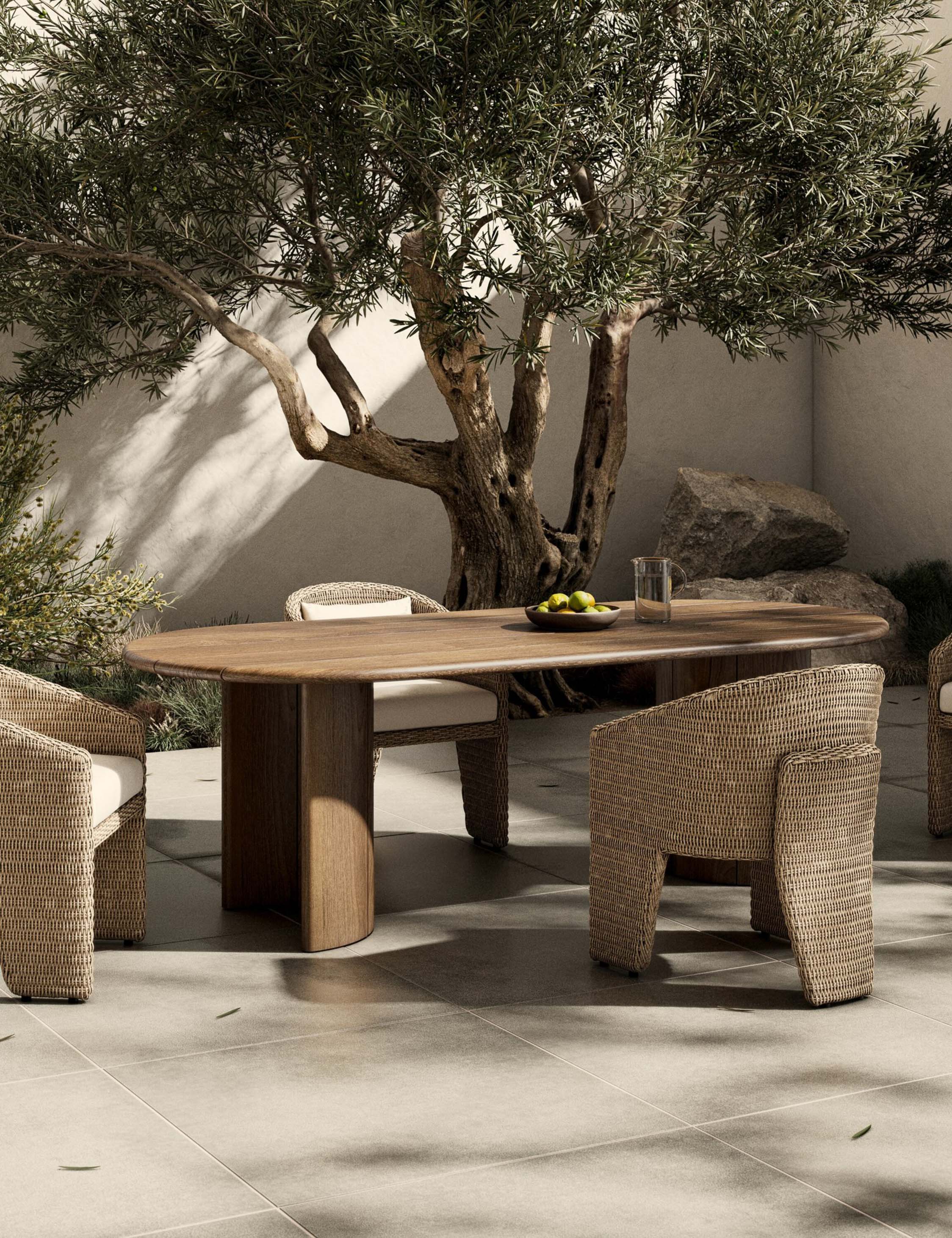 Gilda Outdoor Oval Dining Table - AYG Home Service