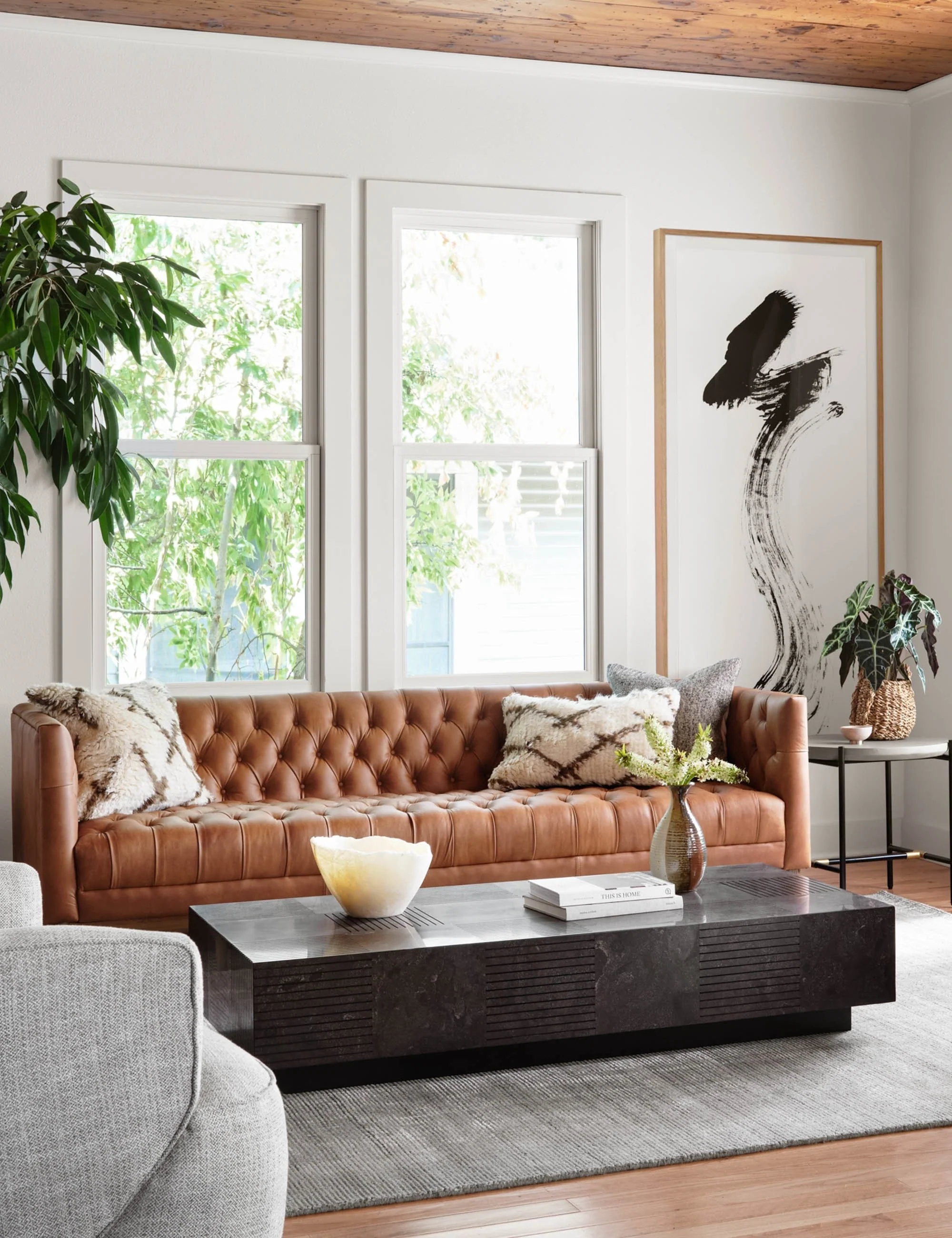 Breanne Leather Sofa - AYG Home Service