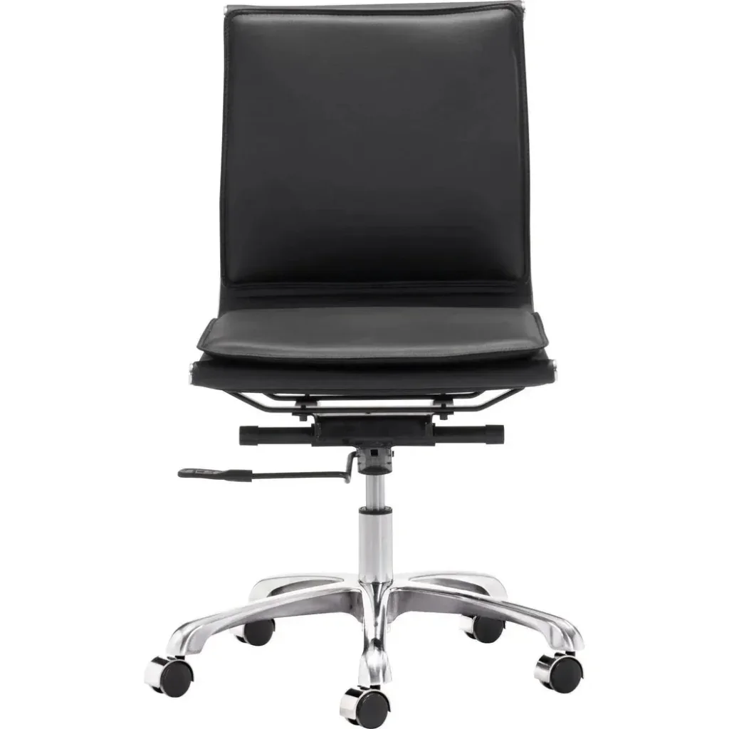 Lider Plus Armless Office Chair Black - AYG Home Service