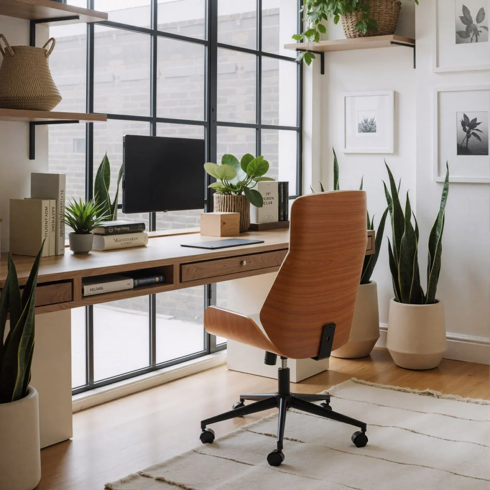 Flex Faux Leather High Back Office Chair - AYG Home Service