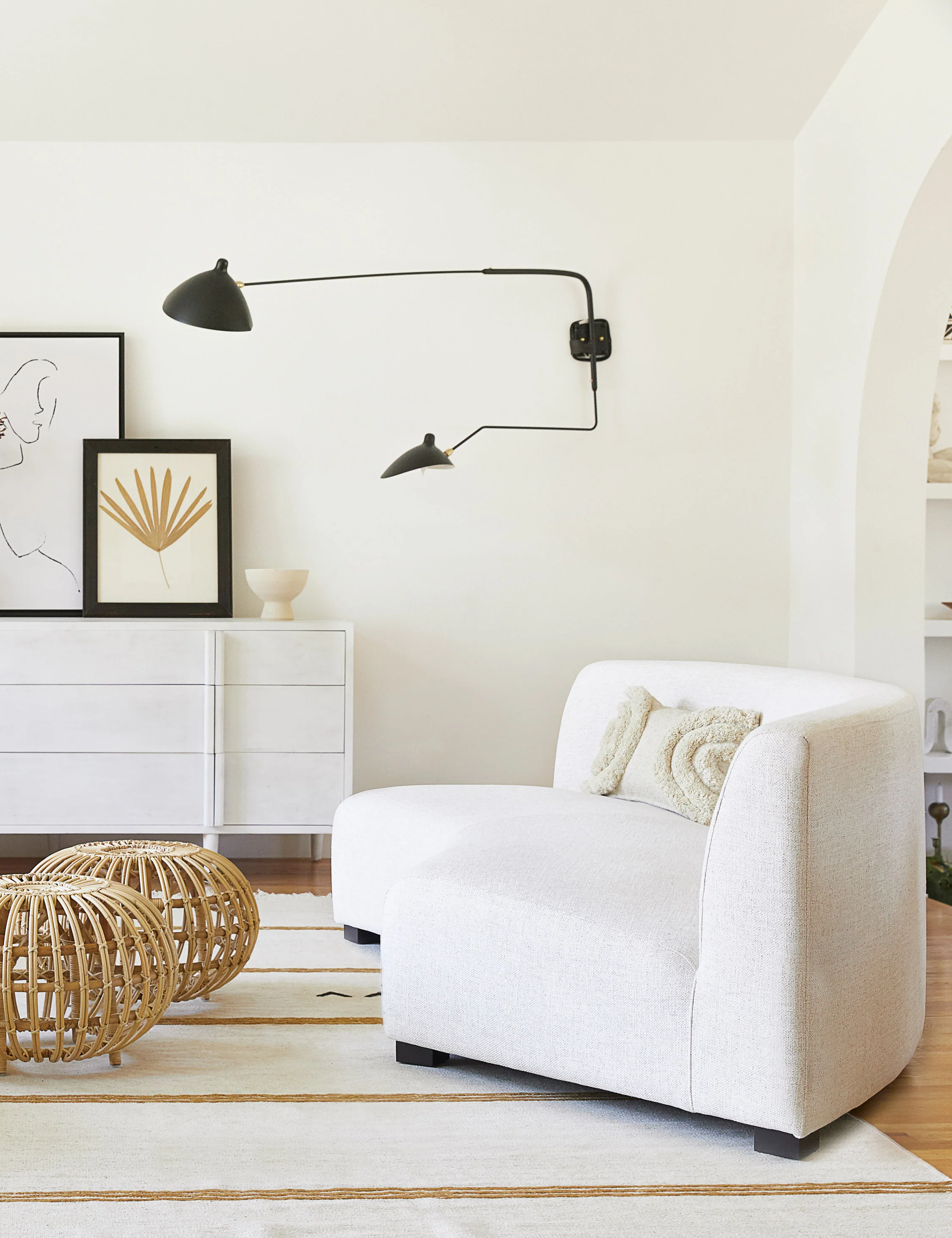 Saban Curved Sofa - AYG Home Service