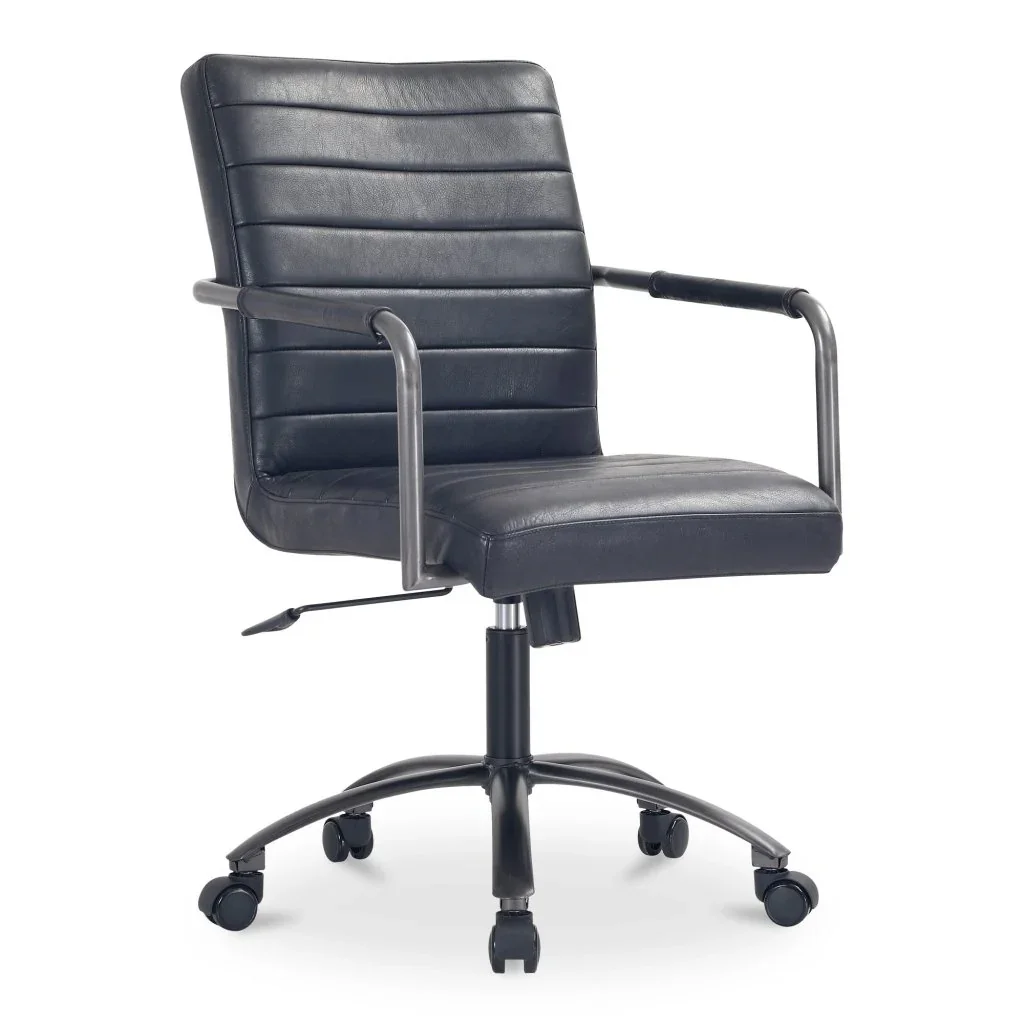 Roy Leather Swivel Office Chair - AYG Home Service