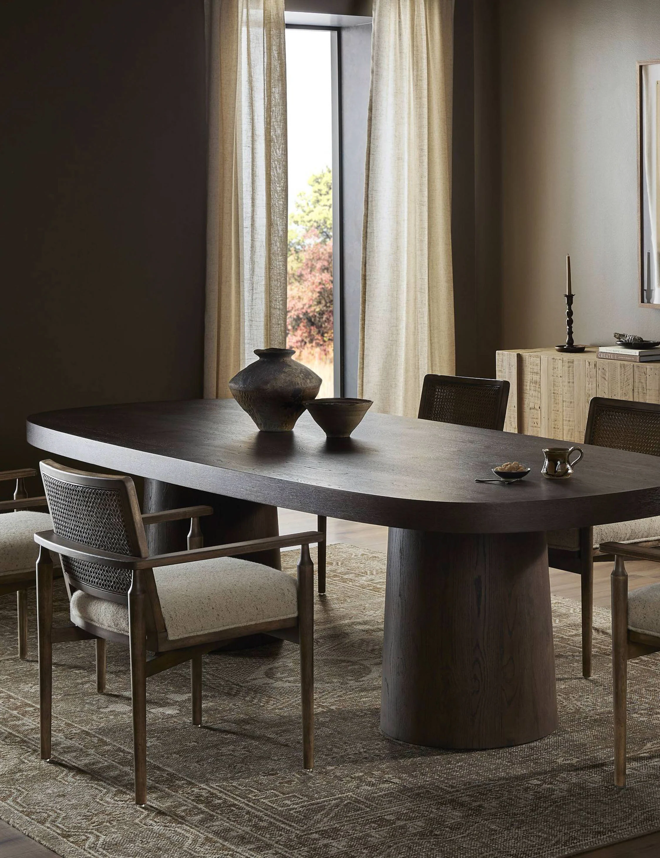 Rosaldo Oval Dining Table - AYG Home Service