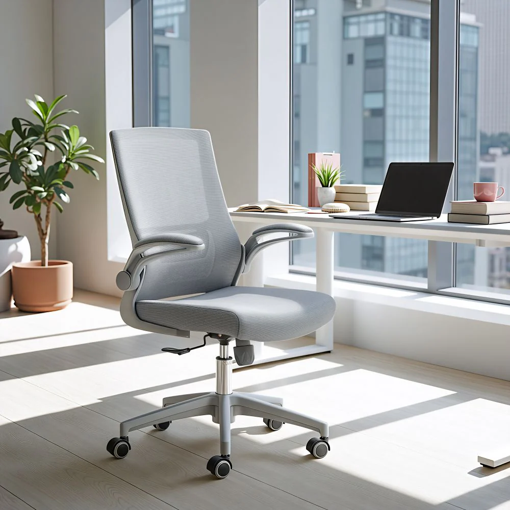 Pater Grey Mesh Fabric Office Chair - AYG Home Service