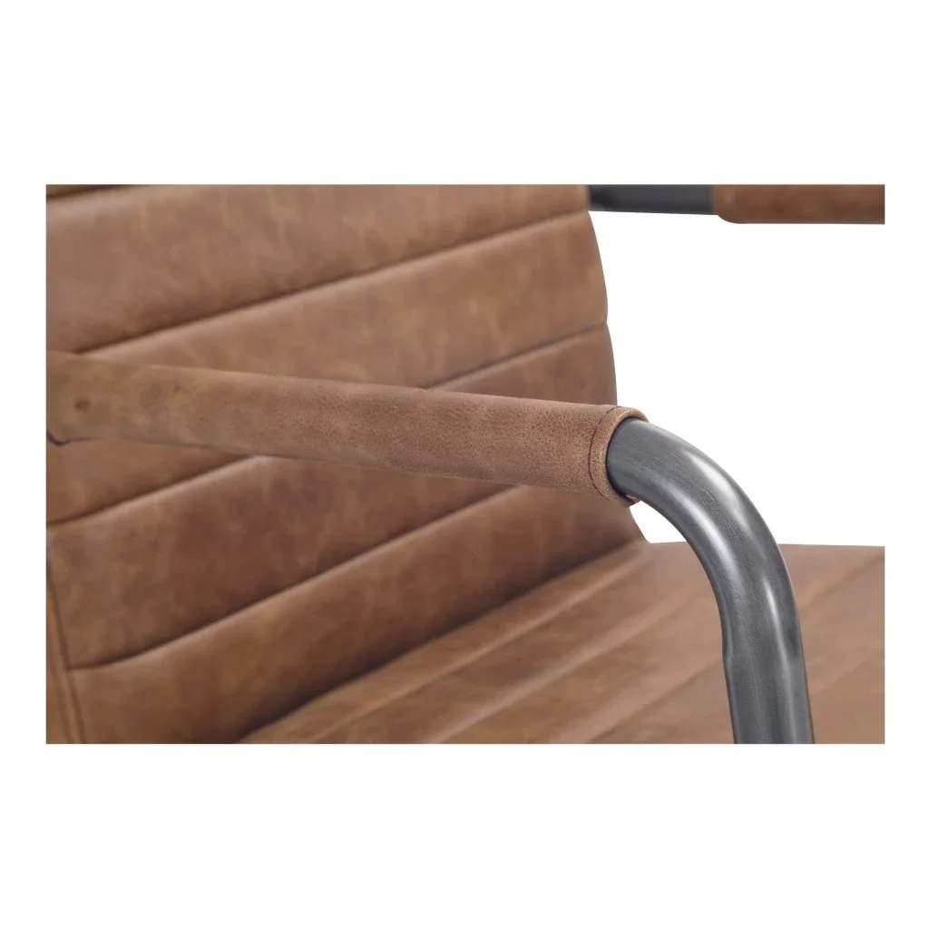 Roy Leather Swivel Office Chair - AYG Home Service