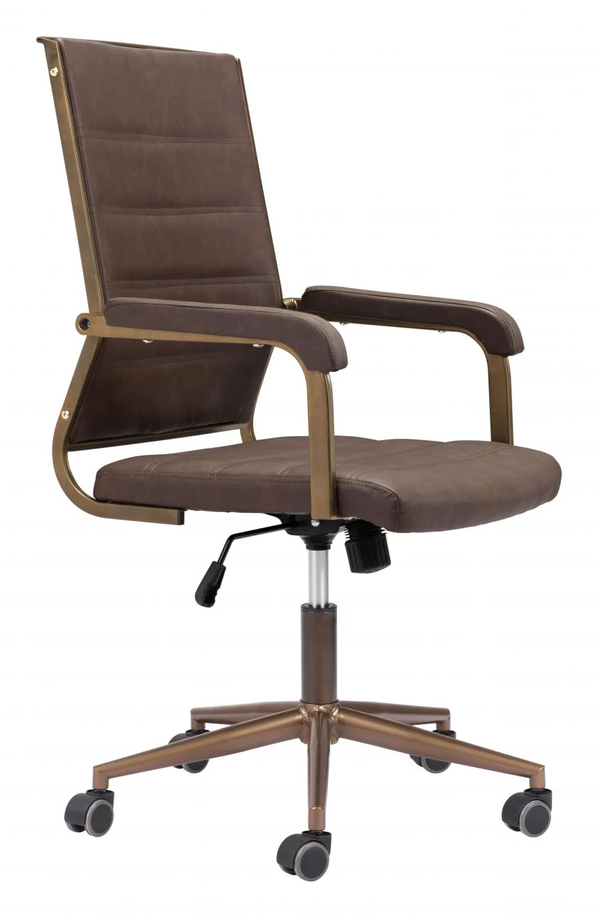 Auction Faux Leather Office Chair - AYG Home Service