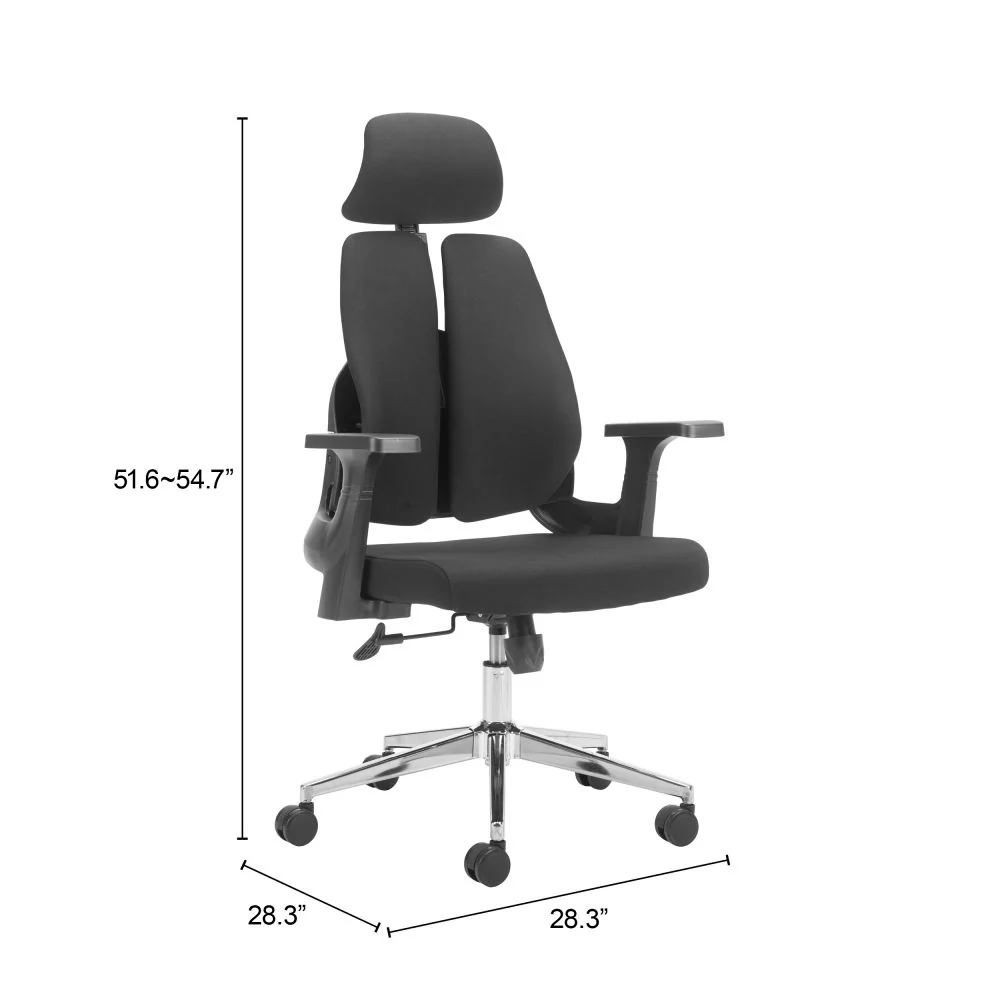 Genric Black Mesh Fabric Office Chair - AYG Home Service