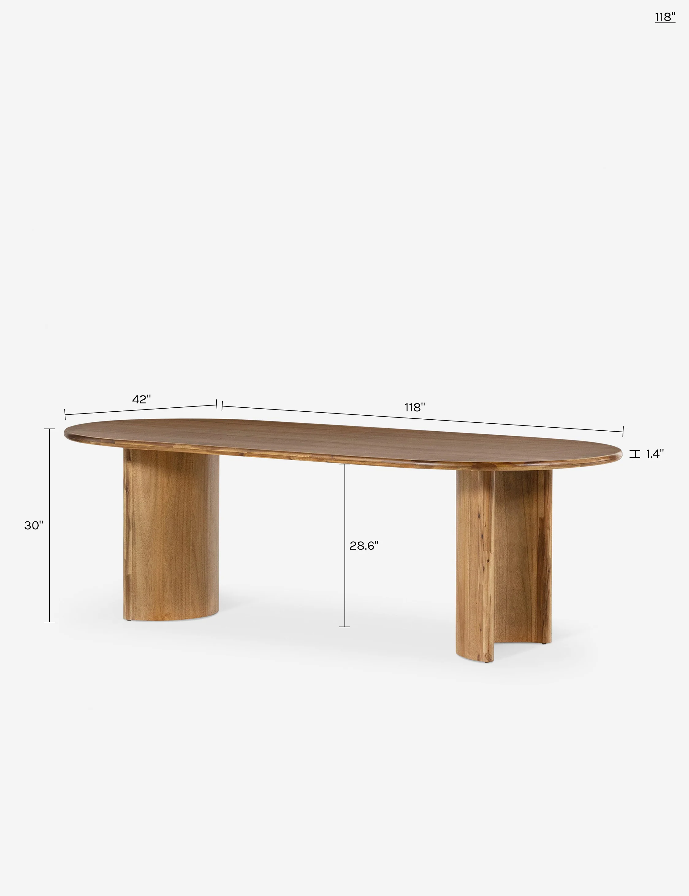 Gilda Oval Dining Table - AYG Home Service