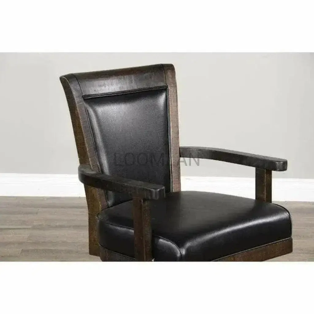 Swivel Leather Game Chair Office Chair - AYG Home Service