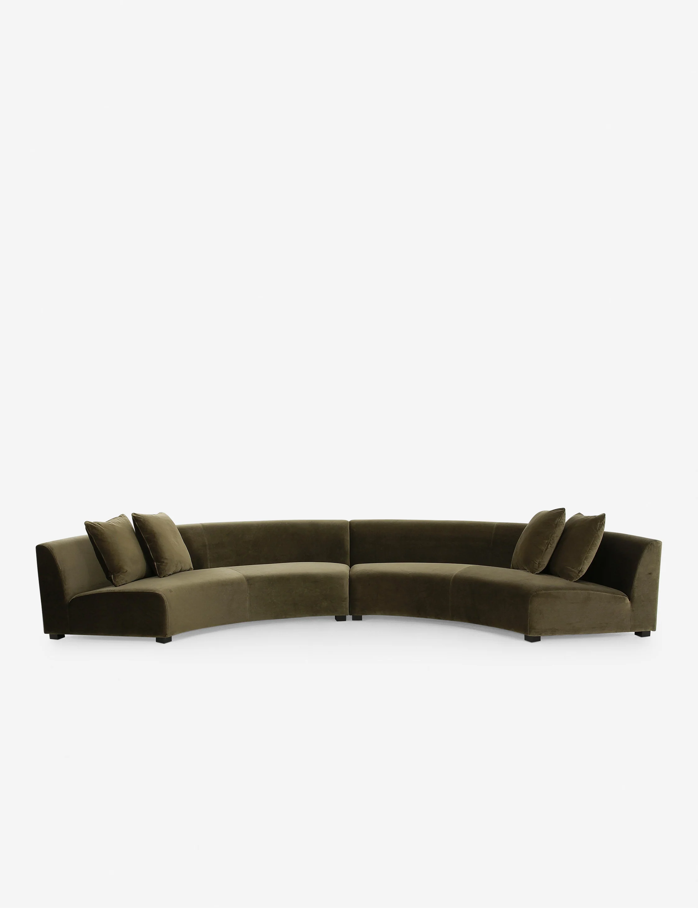 Saban 2-Piece Curved Sectional Sofa - AYG Home Service