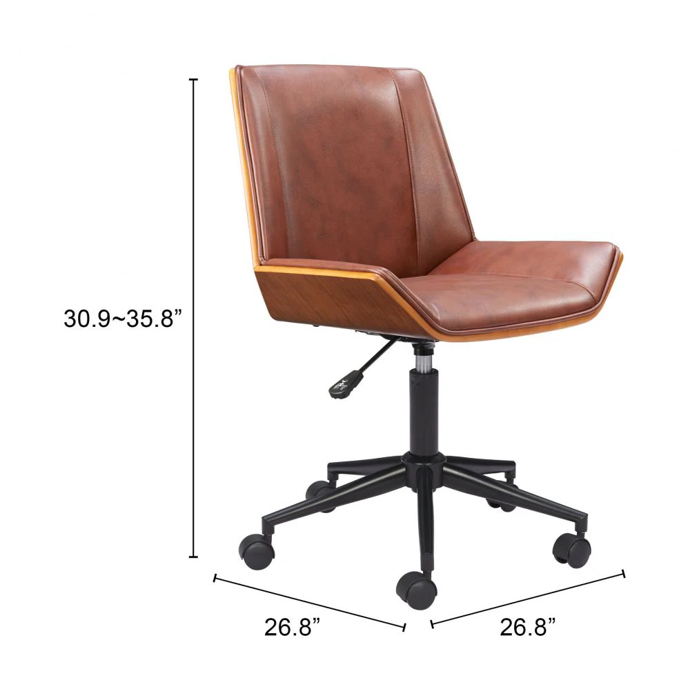 Maker Faux Leather Office Chair - AYG Home Service