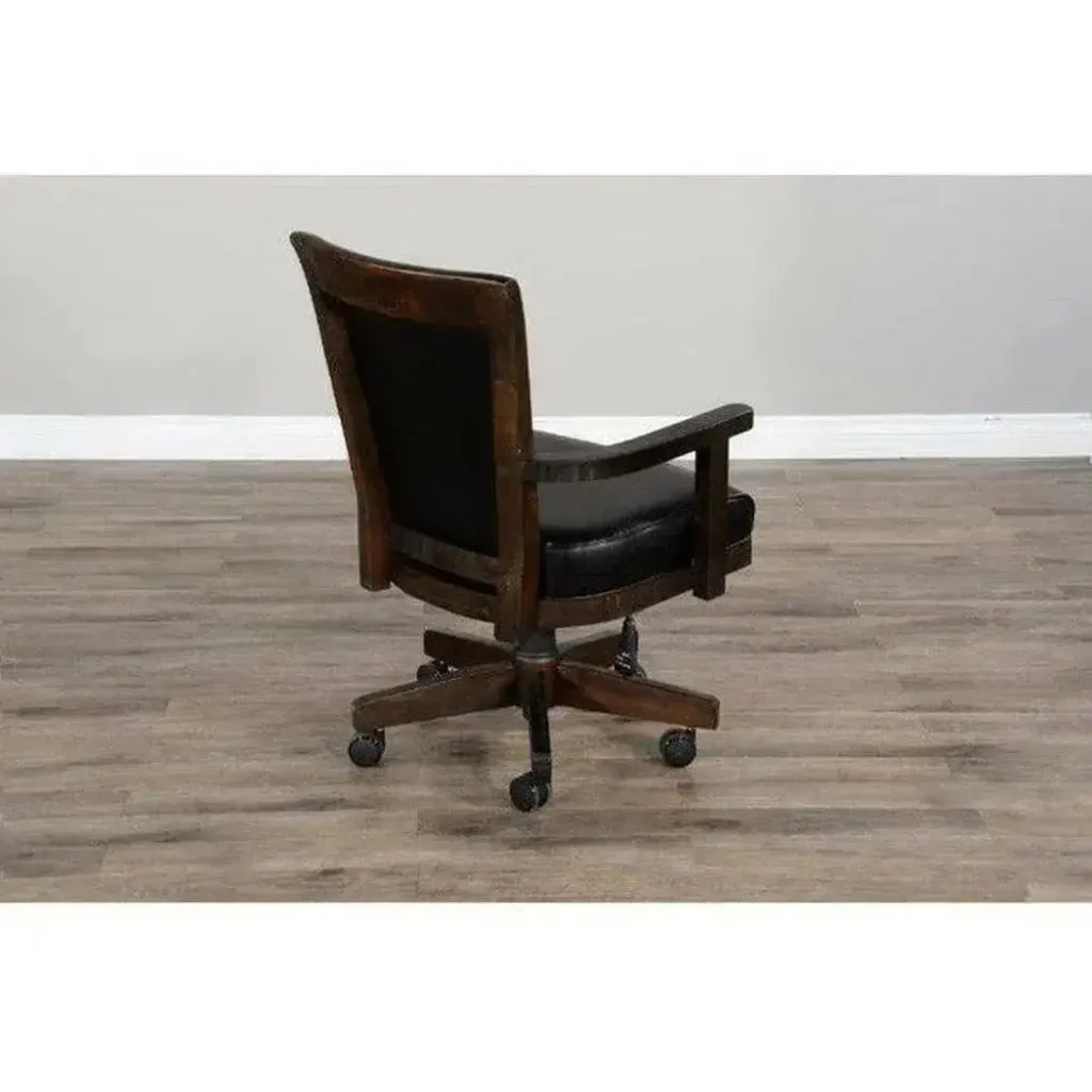 Swivel Leather Game Chair Office Chair - AYG Home Service