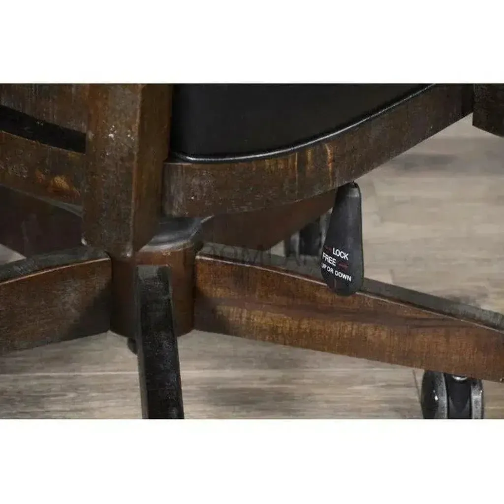Swivel Leather Game Chair Office Chair - AYG Home Service