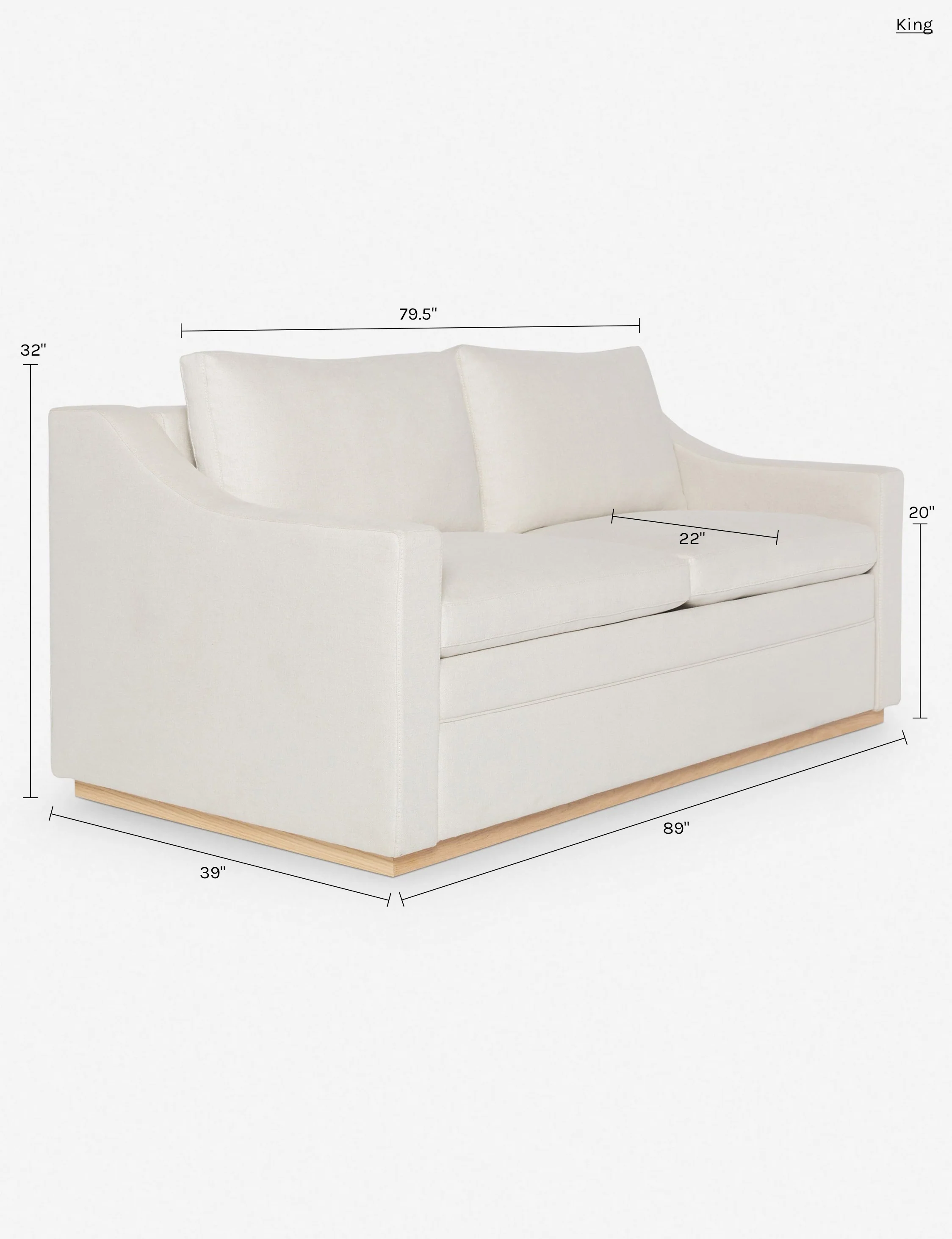 Coniston Sleeper Sofa by Ginny Macdonald - AYG Home Service