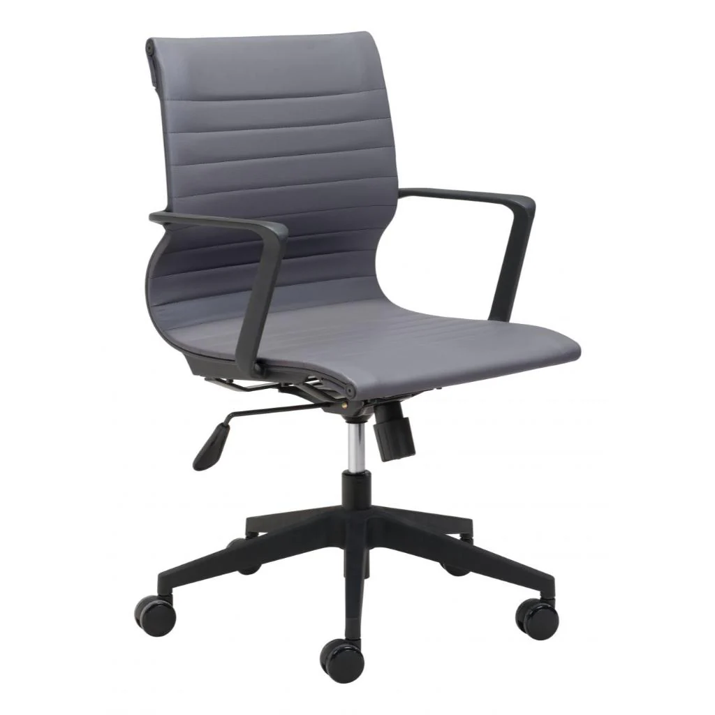 Stacy Faux Leather Office Chair - AYG Home Service