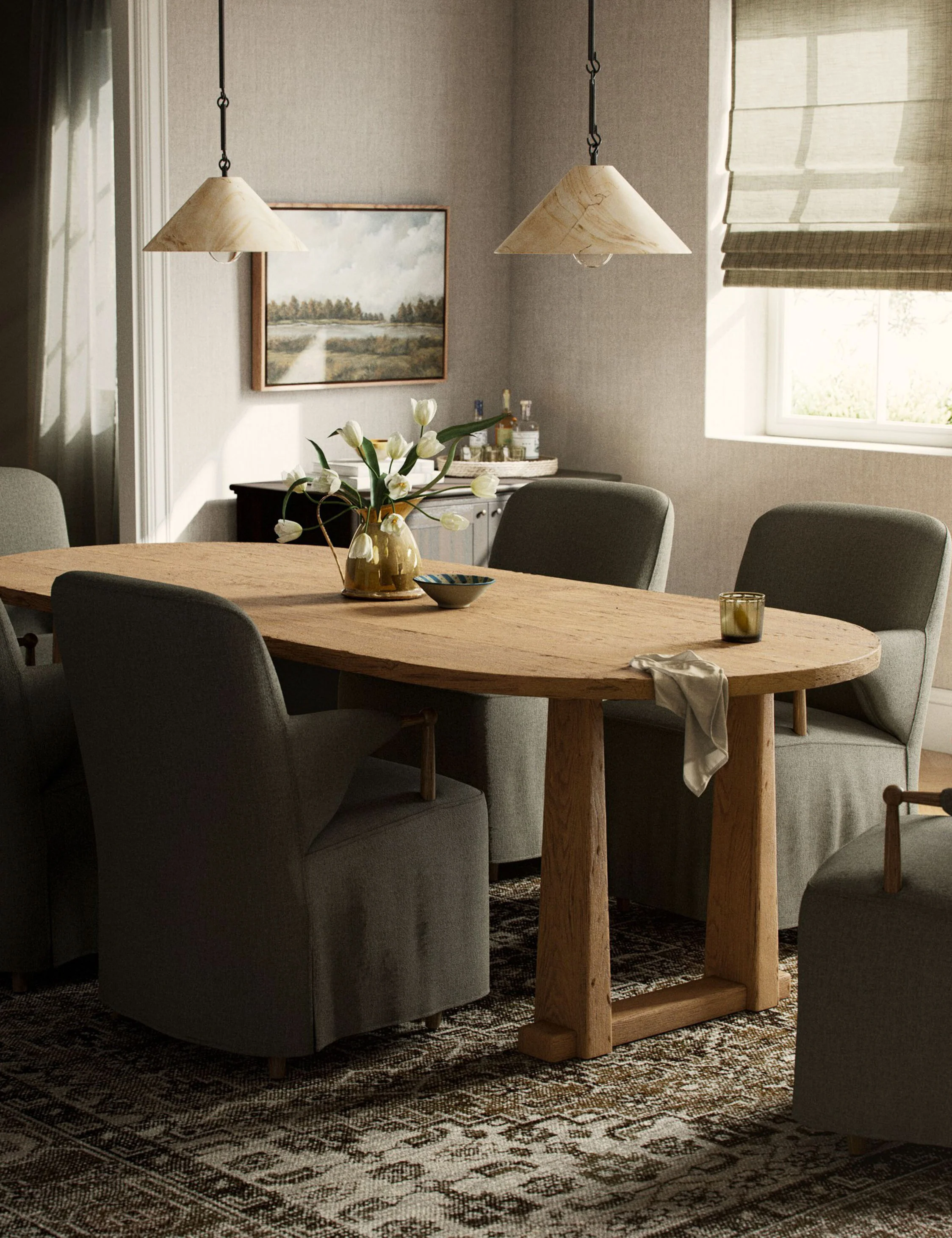 Ayla Dining Table by Amber Lewis x Four Hands - AYG Home Service