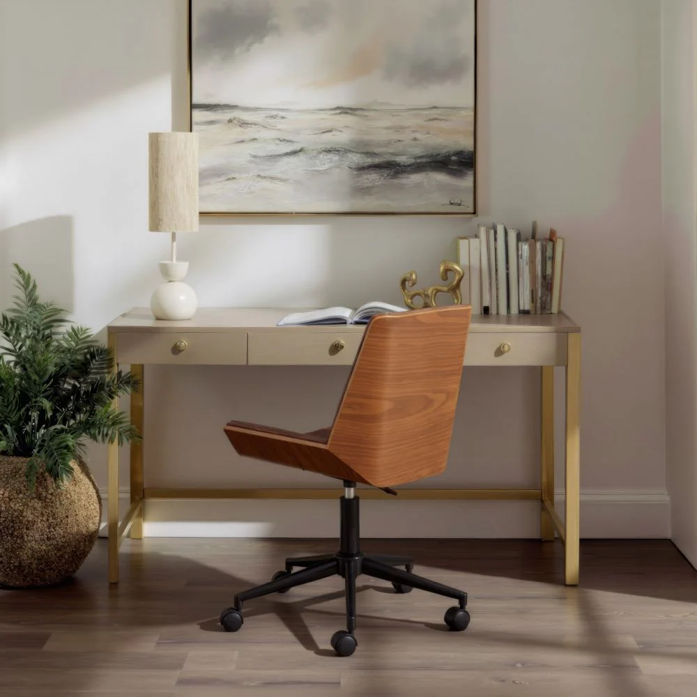 Maker Faux Leather Office Chair - AYG Home Service