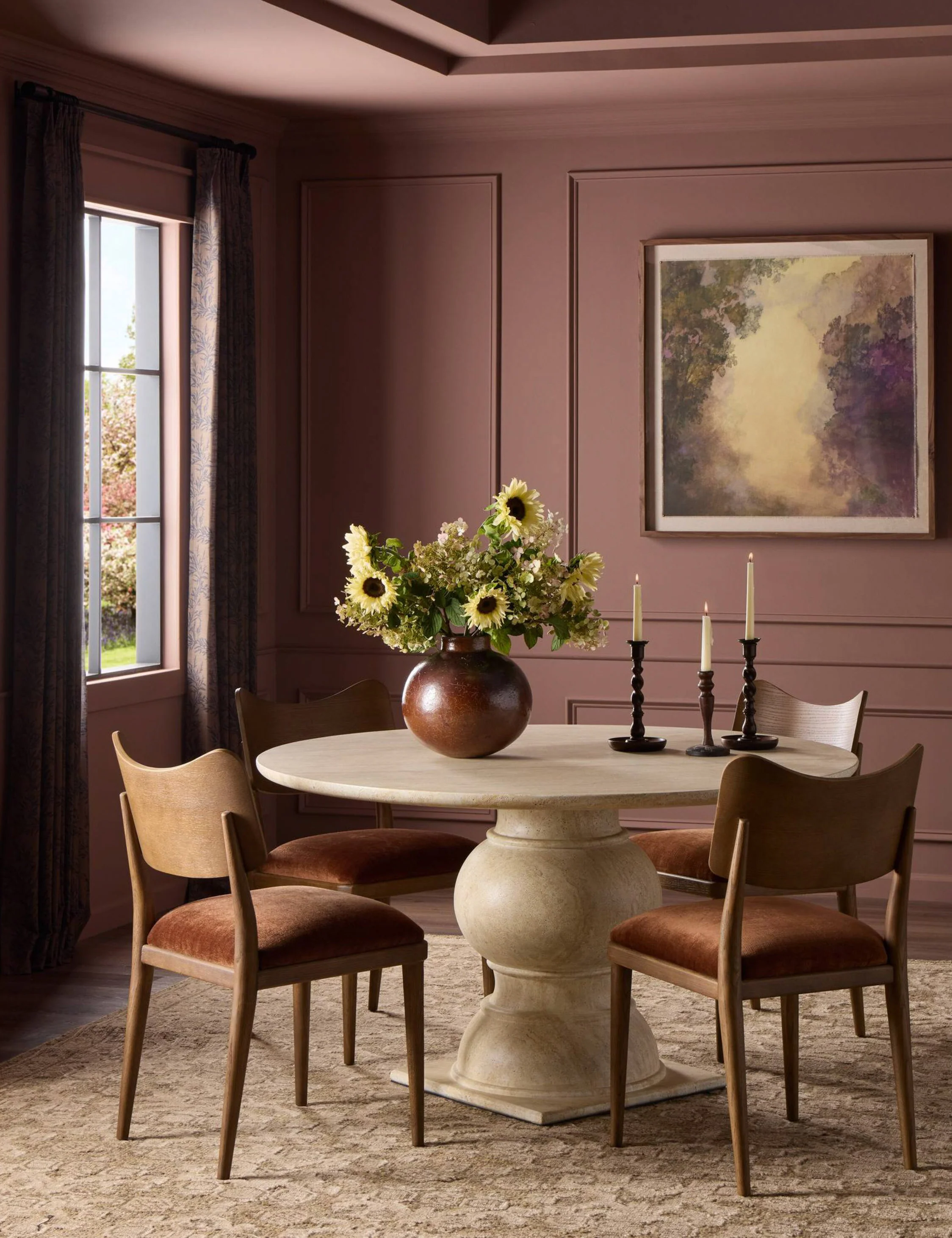 Macalaster Round Dining Table by Amber Lewis x Four Hands - AYG Home Service