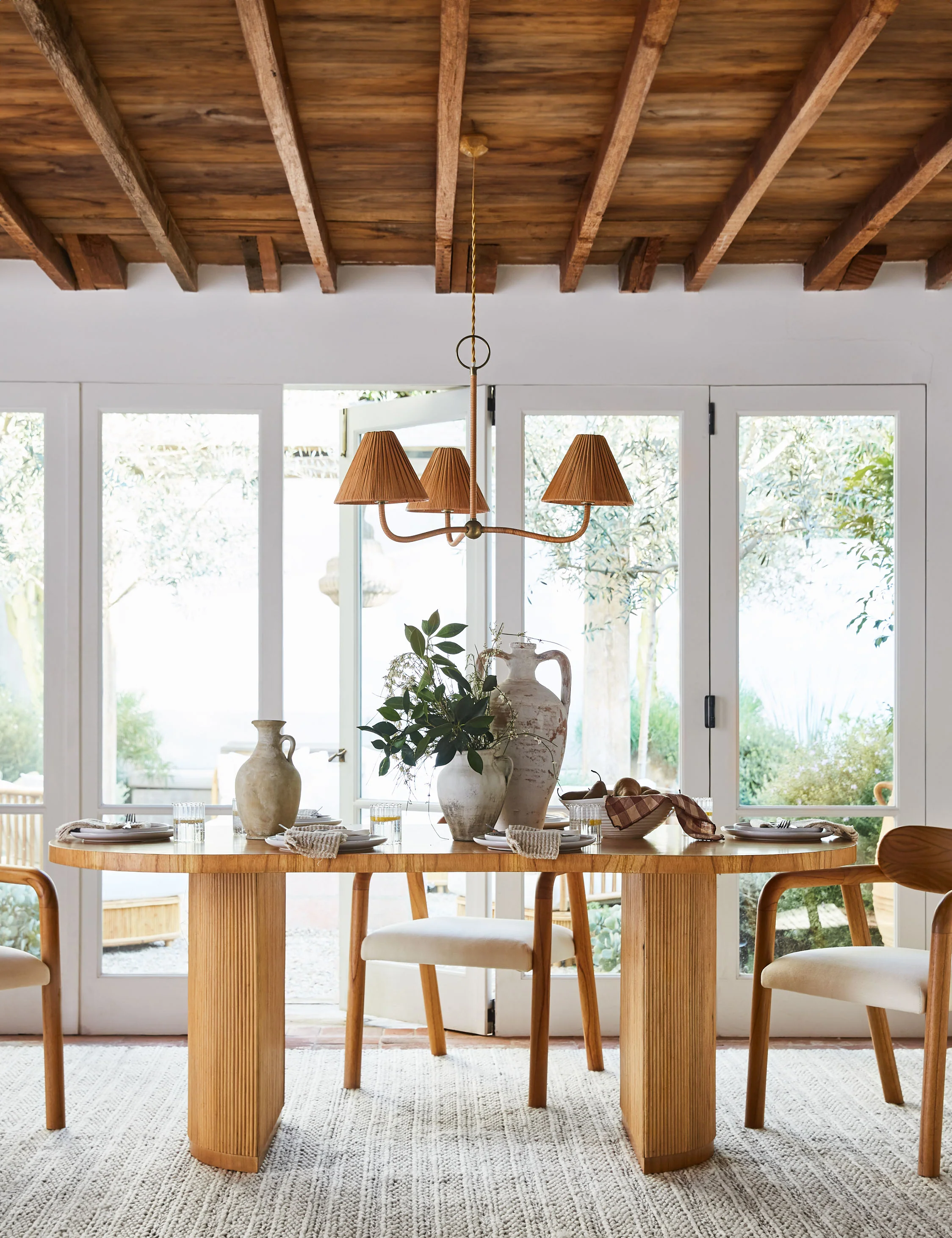 Elvia Oval Dining Table - AYG Home Service