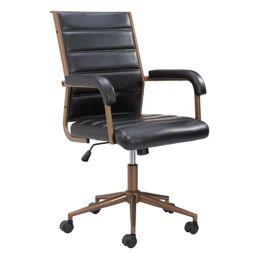 Auction Faux Leather Office Chair - AYG Home Service