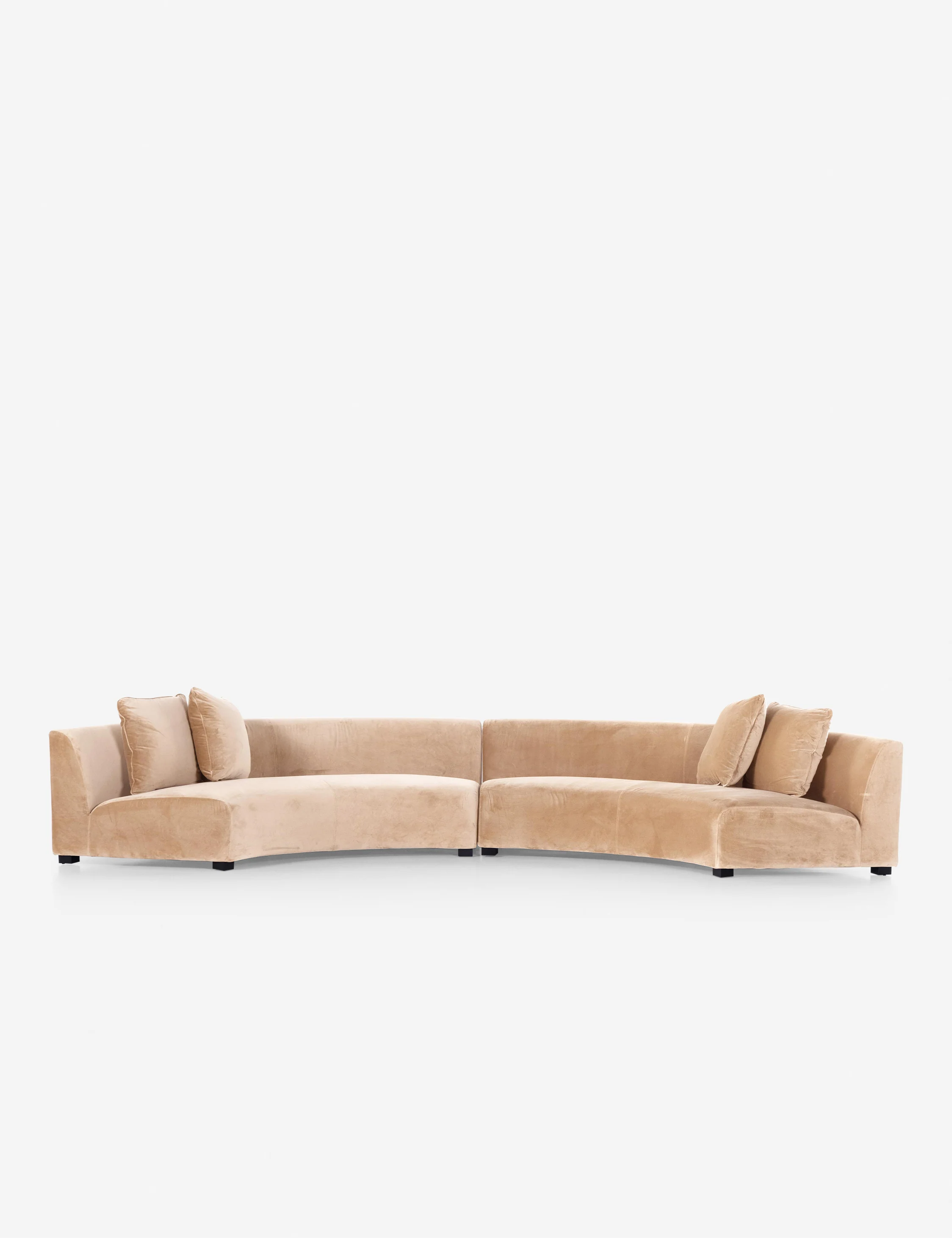 Saban 2-Piece Curved Sectional Sofa - AYG Home Service