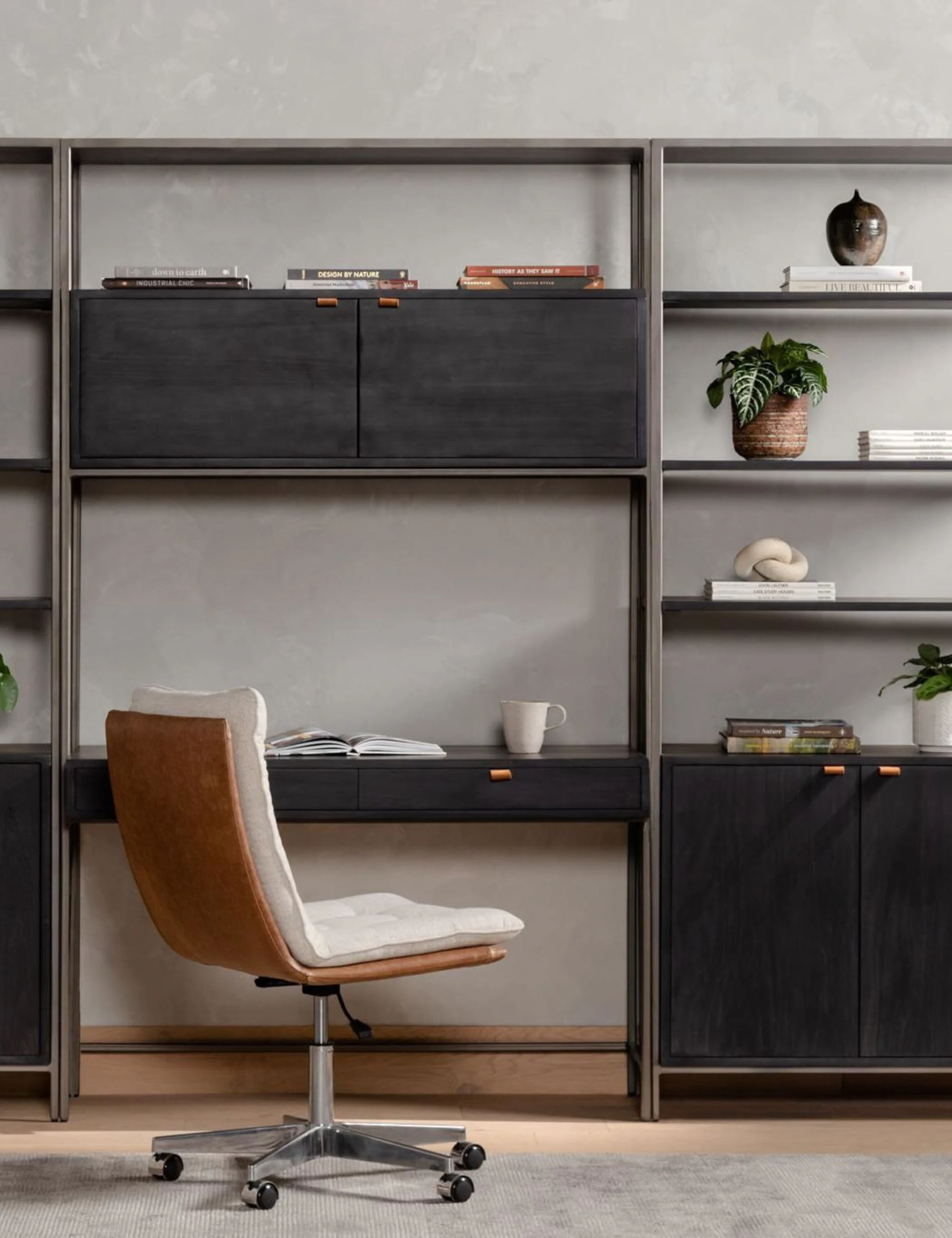 Rosamonde Modular Bookcase Desk - AYG Home Service