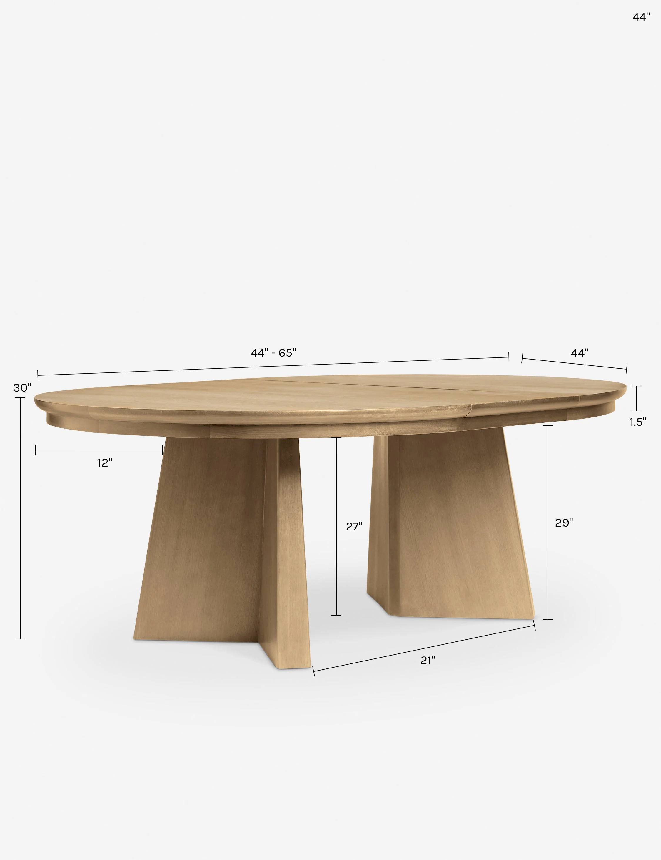 Nycola Extendable Oval Dining Table - AYG Home Service